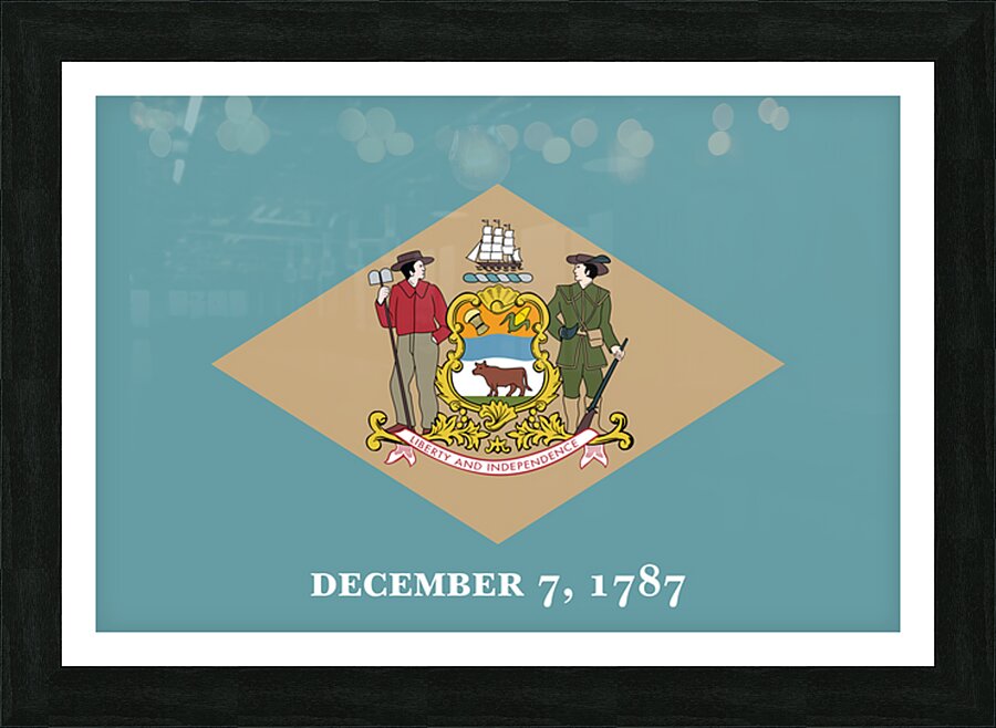 Delaware 23 ratio Picture Frame print