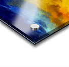 Cloudy Sunset Lighthouse Watercolor Painting  Acrylic print