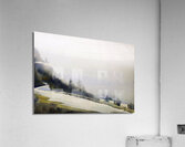 Mysterious Lonely Himalayan Mountain Road  Acrylic Print