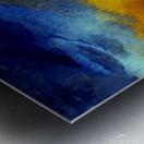 Cloudy Sunset Lighthouse Watercolor Painting  Metal print