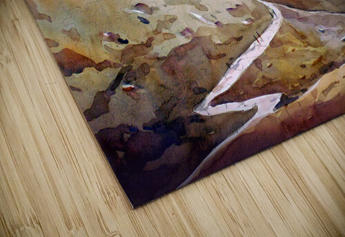 Majestic Mount Himalaya  Watercolor Painting  Samiran Sarkar puzzle