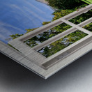 Relaxing Nature Walk - Lawn and Distant Hills Metal print