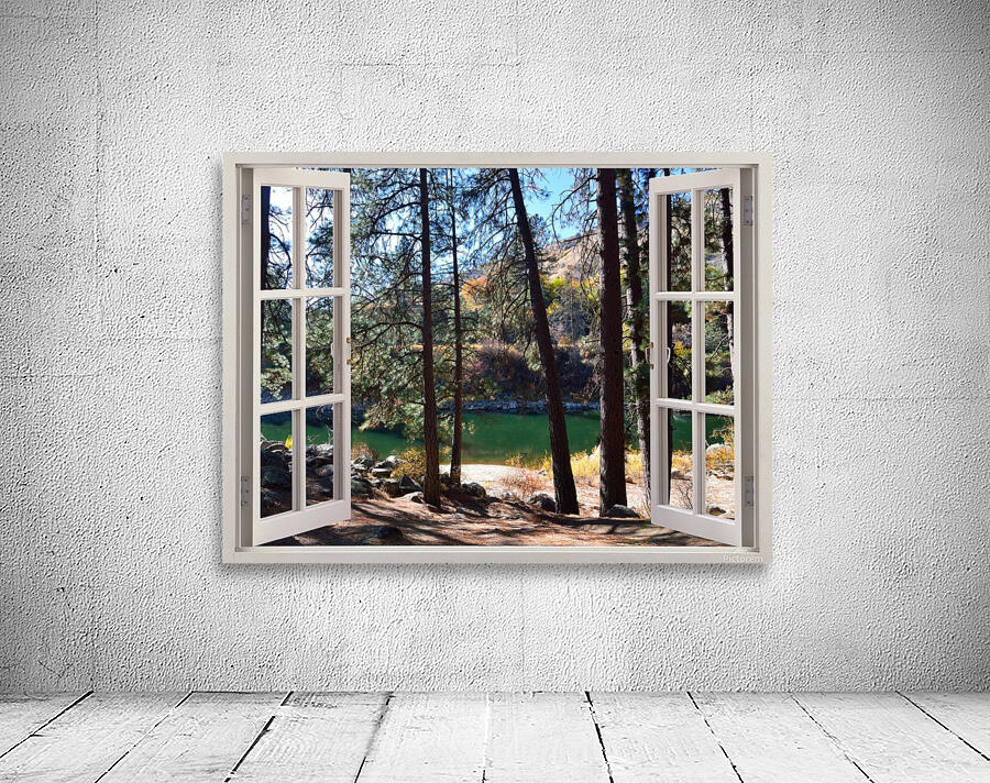 Sandy River Bank Afternoon Walk Wall Preview