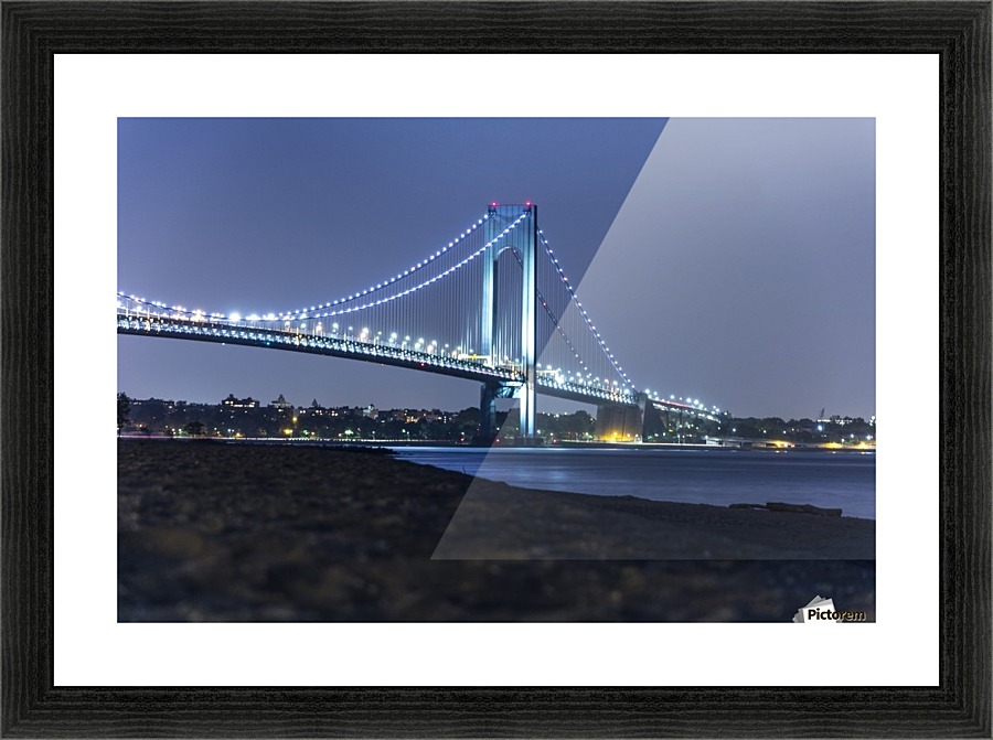 The Verrazano Bridge Picture Frame Printing