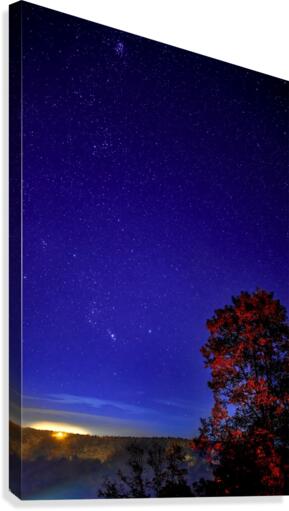 Warm Autumn Night Canvas Print