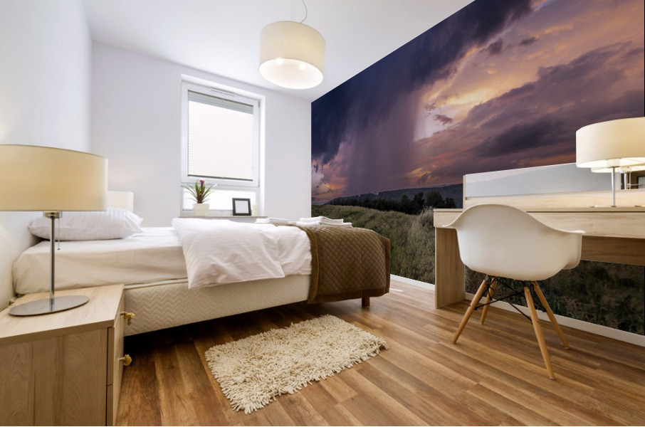 Isolated Mural print