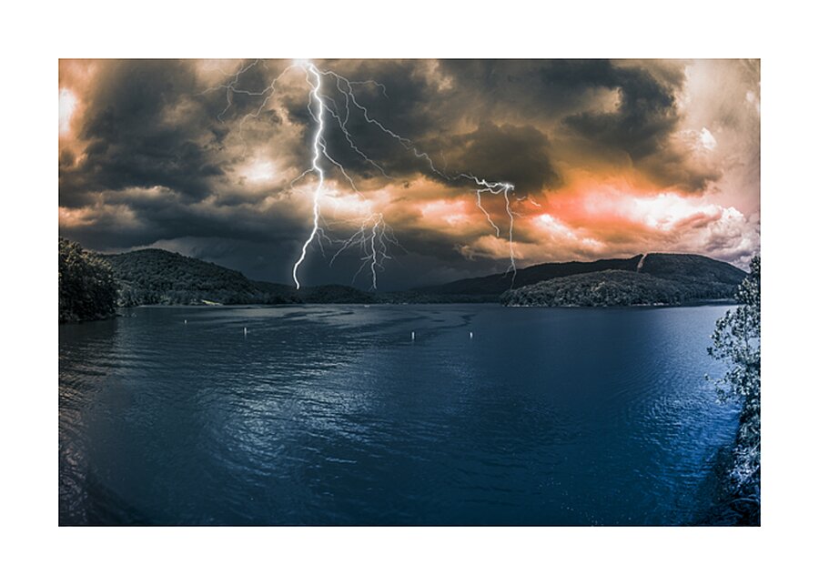When the Sky Speaks Picture Frame print