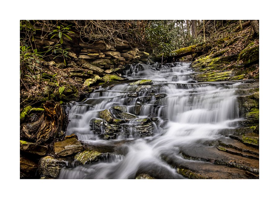 Rainbow Falls Picture Frame print