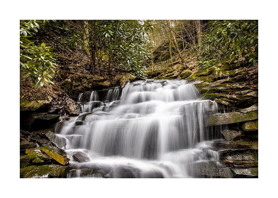 Rainbow Falls Picture Frame print