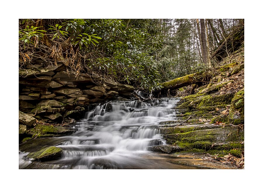 RainBow Falls Picture Frame print