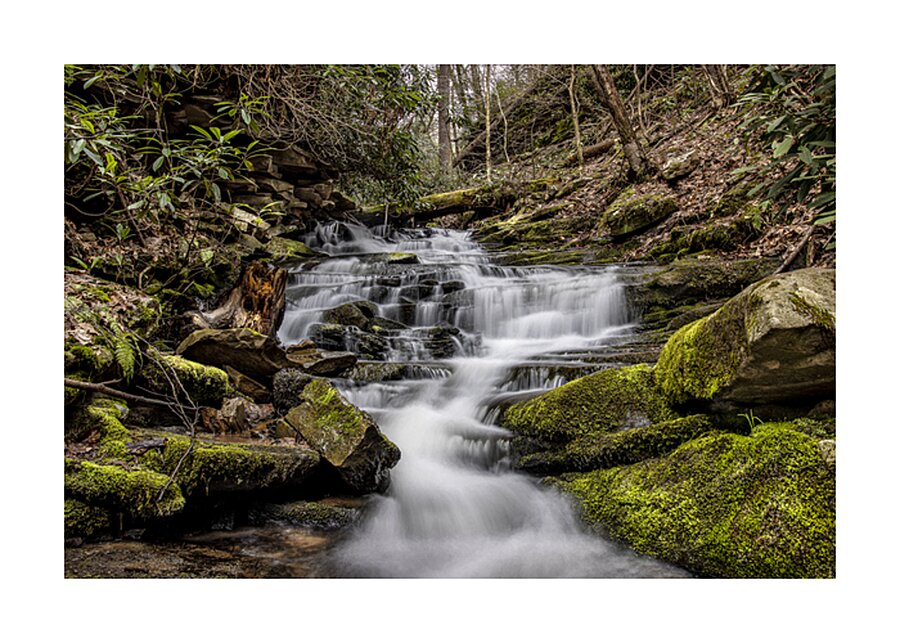 Rainbow Falls Picture Frame print