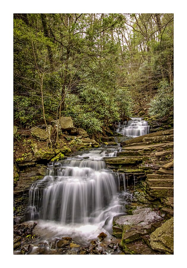 Rainbow Falls Picture Frame print
