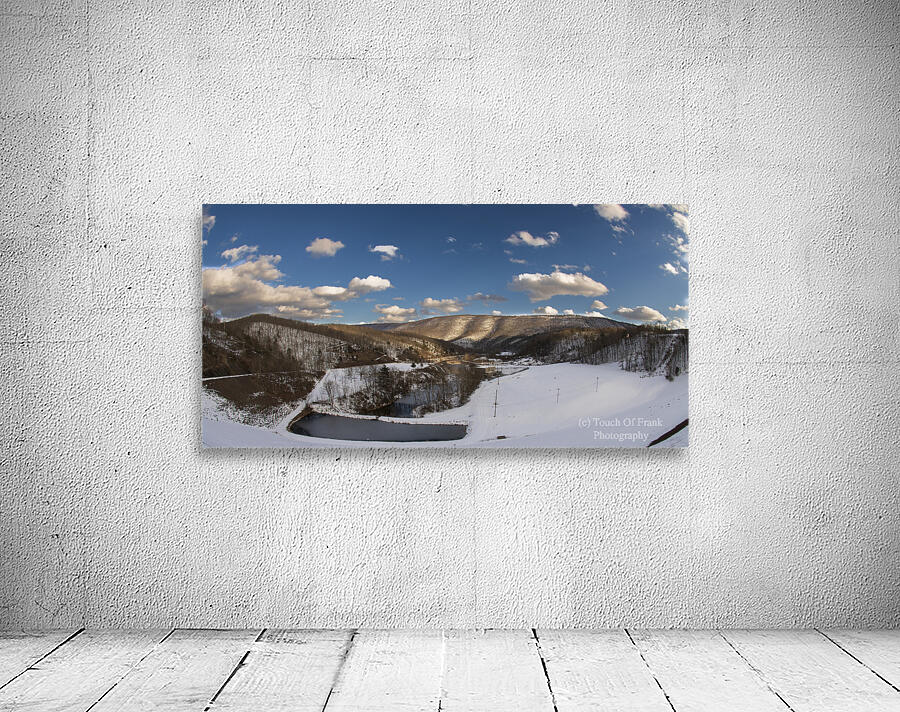Winter At Raystown Dam Wall Preview