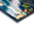 BlueGreen River Acrylic print