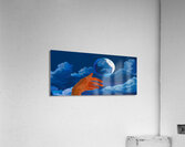 God Juggles on a Moonlit Night Acrylic Print