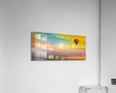 Balloon Sun Dog Sunset Acrylic Print