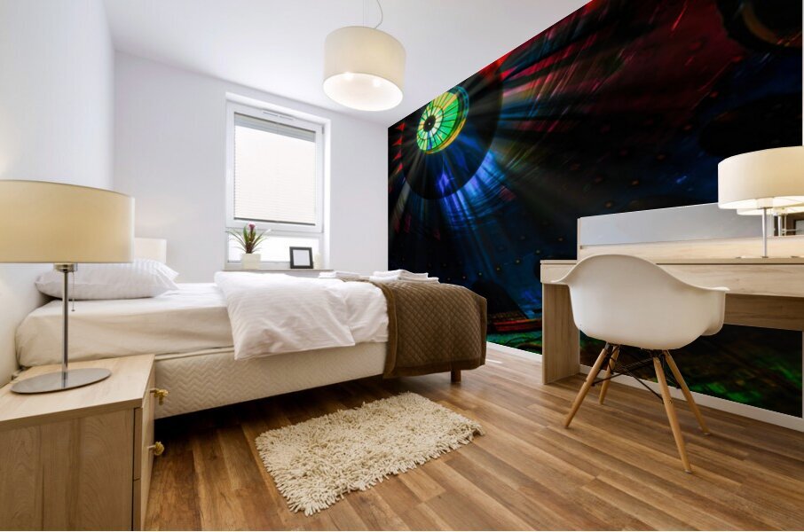 God s Eye Cathedral Mural print