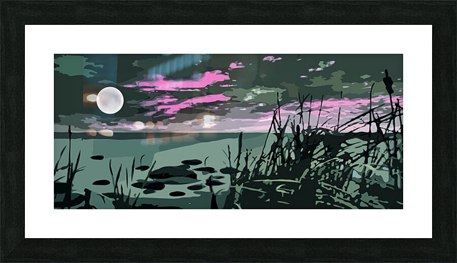 Cotton Candy Cove Picture Frame print