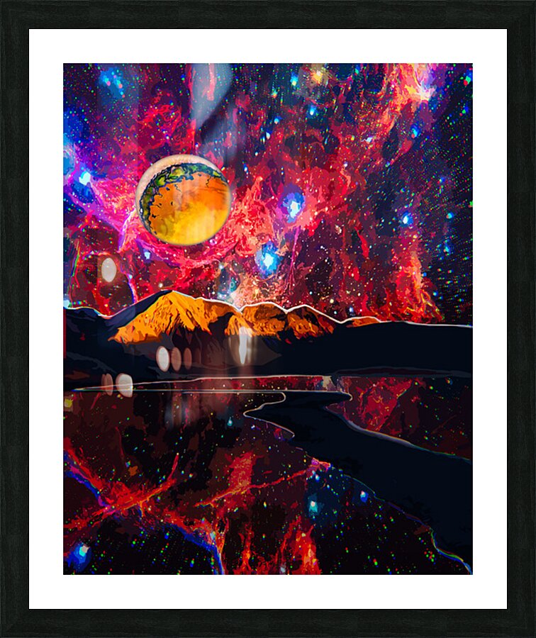 Planet Tso Picture Frame print