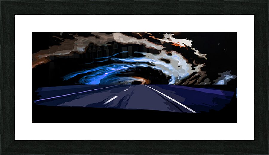 Road to Everywhere Picture Frame print