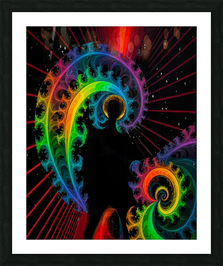 Space to Bakersfield Picture Frame print
