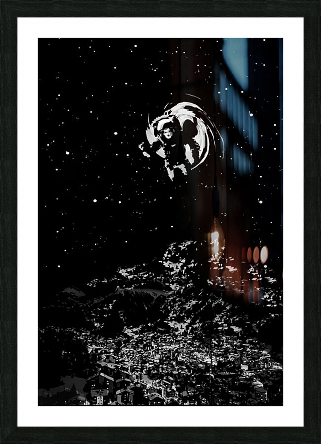 Chuck Crash Lands Picture Frame print