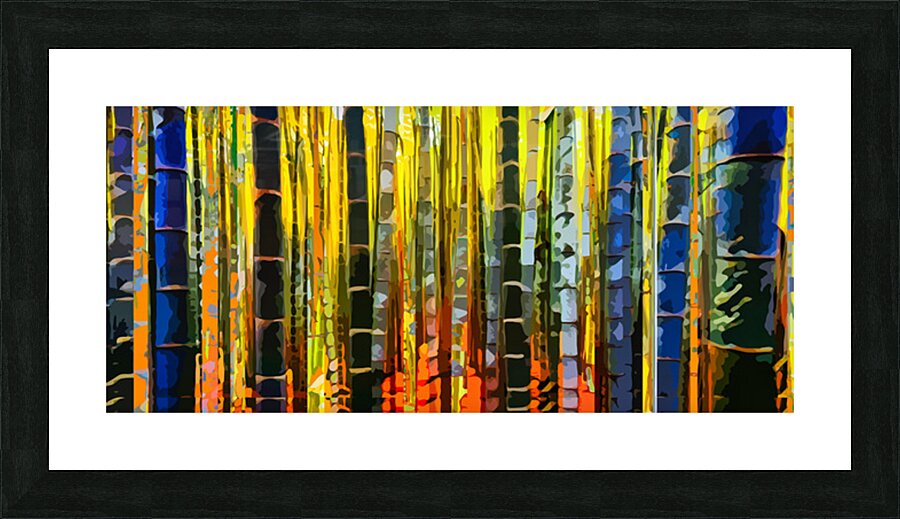 Transmorgrified Bamboo Picture Frame print