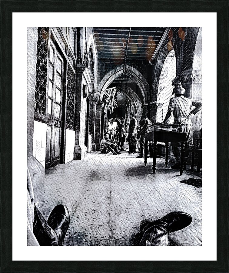 Imperalist Tea Break Picture Frame print