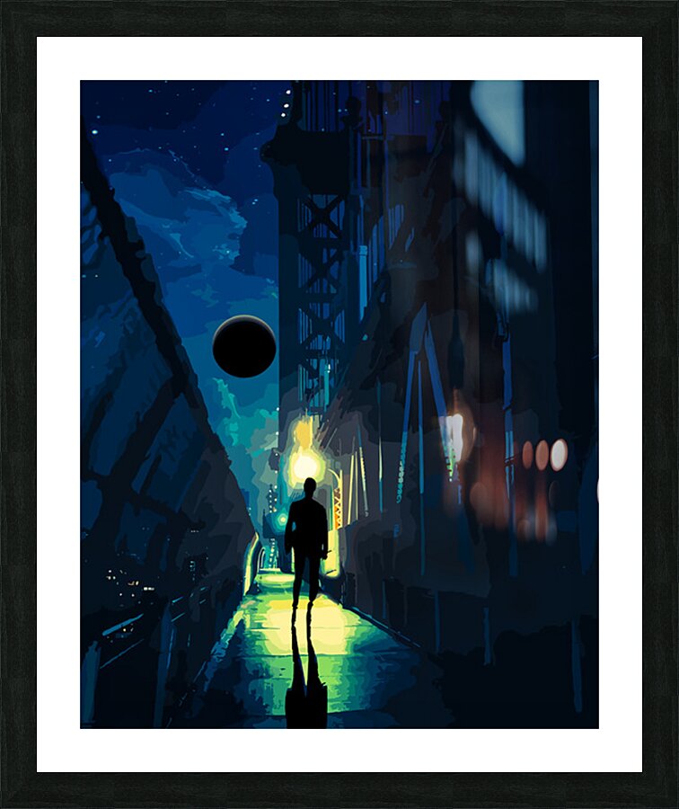 Man From Null Picture Frame print