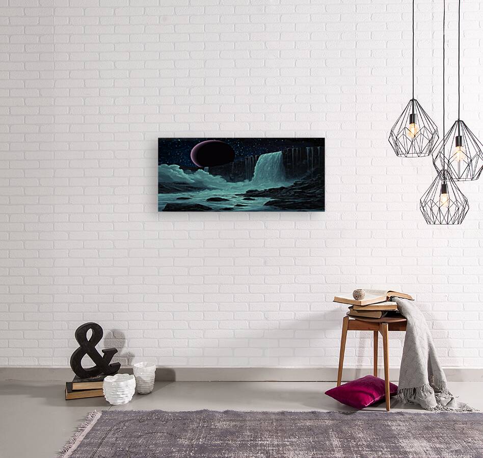 Waterfall   Night Reproduction