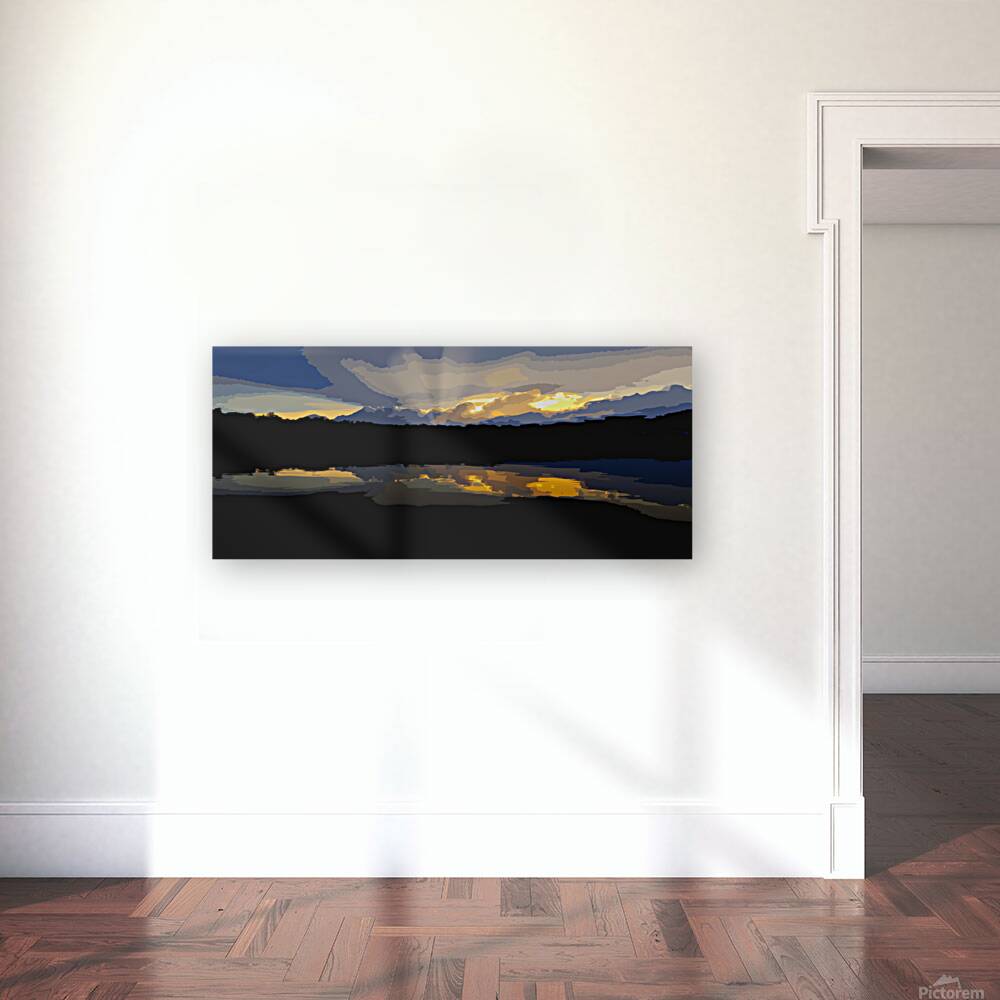Parker Pond Sunset Reproduction
