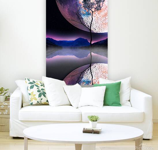 Seussian Tree Against Overhanging Sky Reproduction