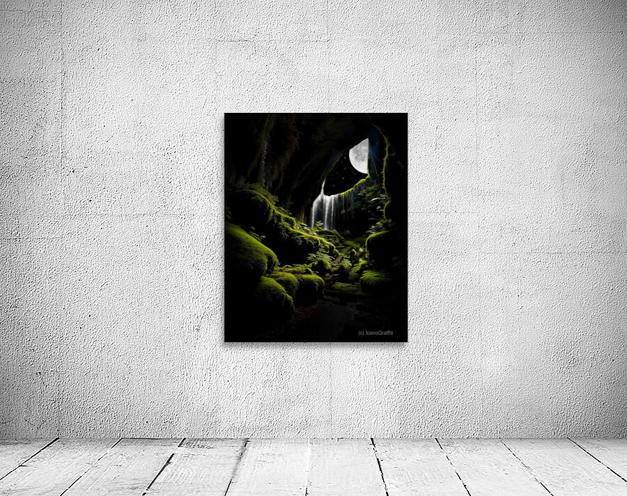Cavern Darkness Green Wall Preview