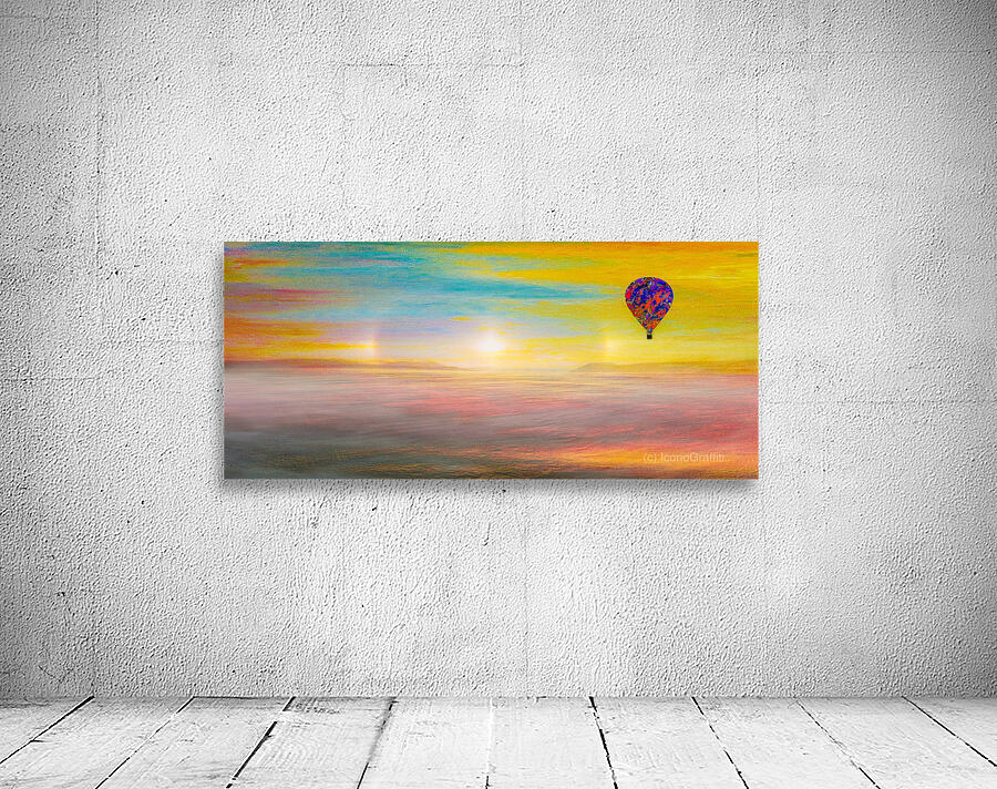 Balloon Sun Dog Sunset Wall Preview