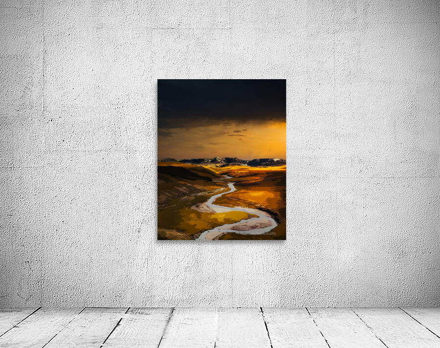 Golden Erosion Wall Preview