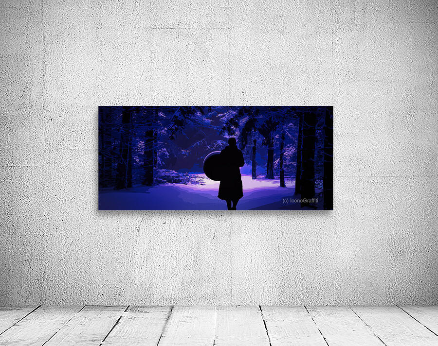Dark Winter Path Wall Preview