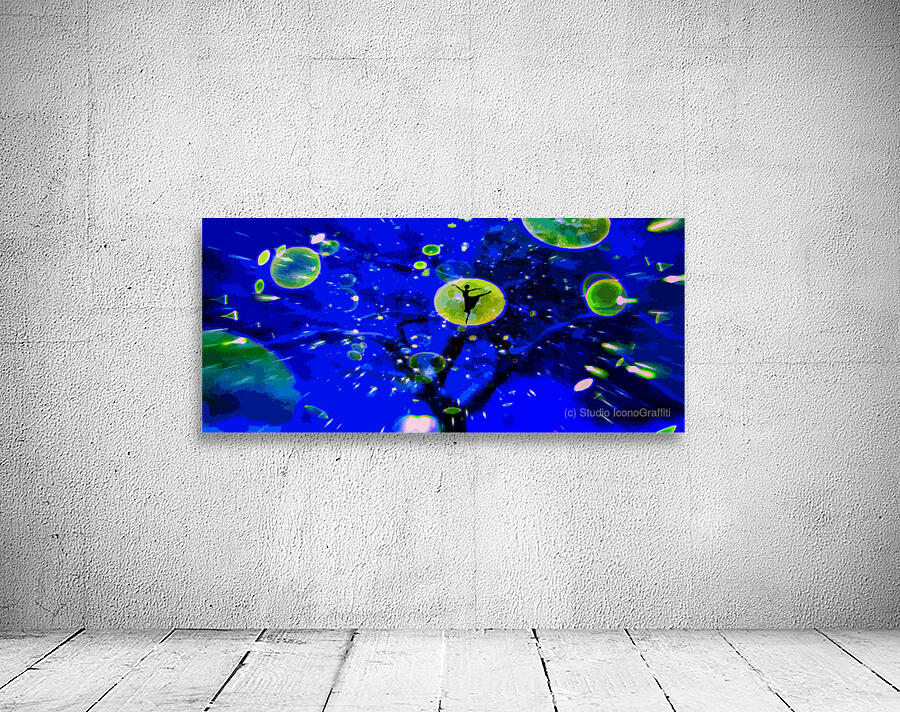 Snow Squall Blue Wall Preview