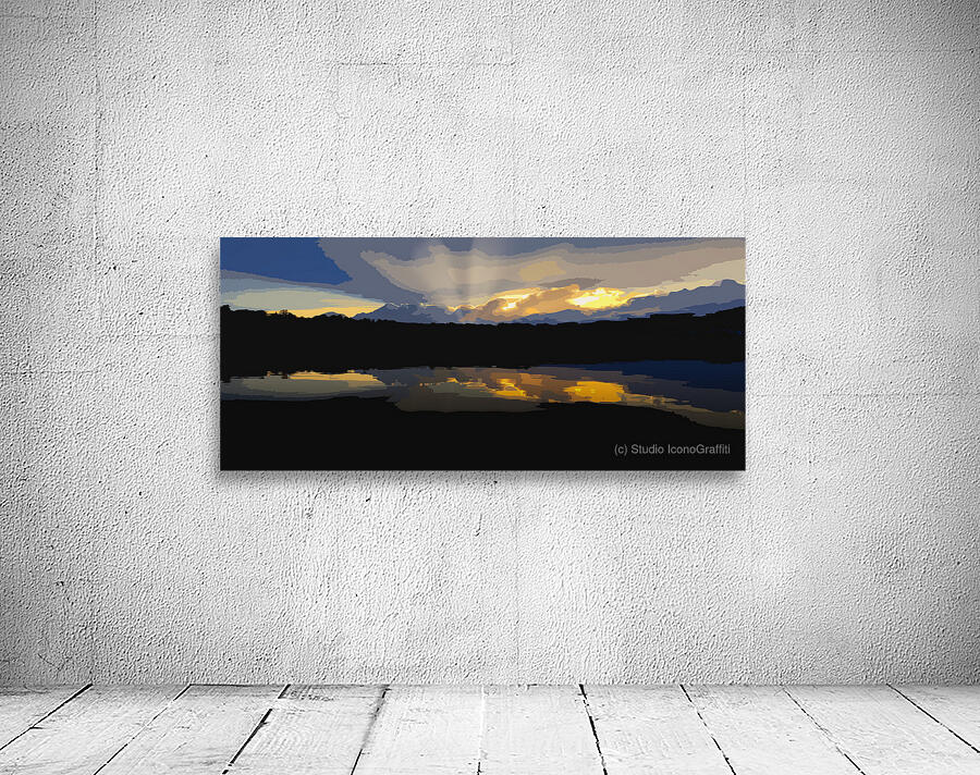 Parker Pond Sunset Wall Preview