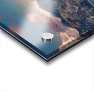 Orange Boat in Kotor Bay Acrylic print