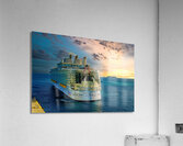 Symphony of the Seas Leaving CocoCay Acrylic Print