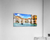 Motorboat Heading Under Bridge Acrylic Print