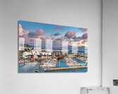Marina at Pier 39 with Golden Gate Bridge Acrylic Print