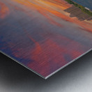 Tour Boat at Nassau Bahamas with Atlantis in Background Metal print