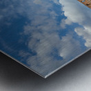 Roman Coloseum with Many Tourist Metal print