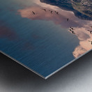 Orange Boat in Kotor Bay Metal print