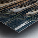 Windows of St Giles Cathedral in Edinburgh Scotland Metal print