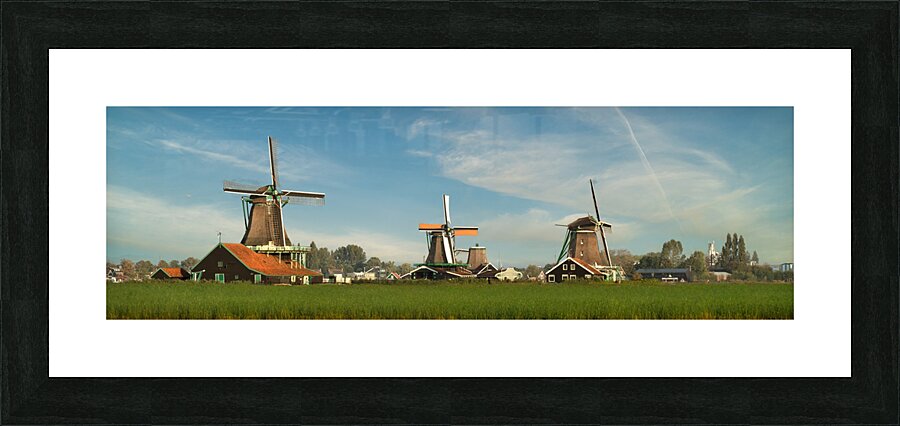 A Clear Calm Pond in Sunnmore Museum in Alesund Norway Picture Frame print