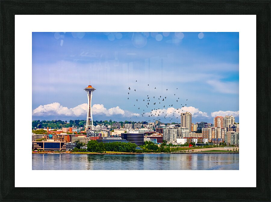 Seattle From Sea Picture Frame print