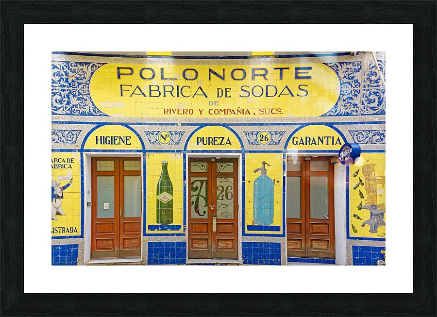 Polo Norte  in Old San Juan Picture Frame print