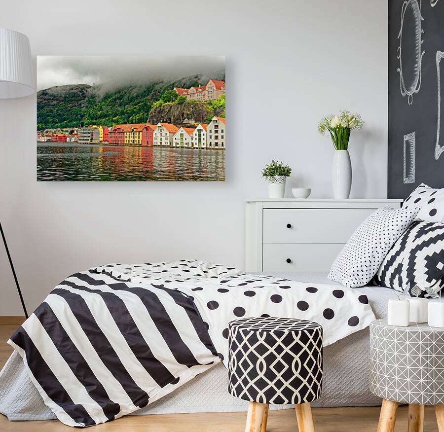 Bryggen in Bergen Reproduction